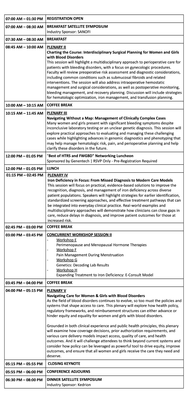 FWGBD 2026 | Foundation for Women & Girls with Blood Disorders